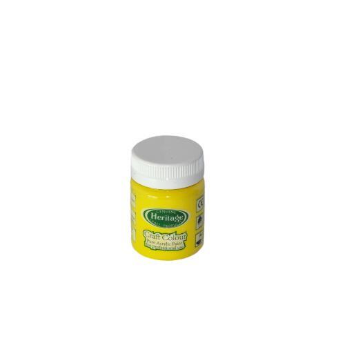 Heritage Craft's Paint Yellow 50ml