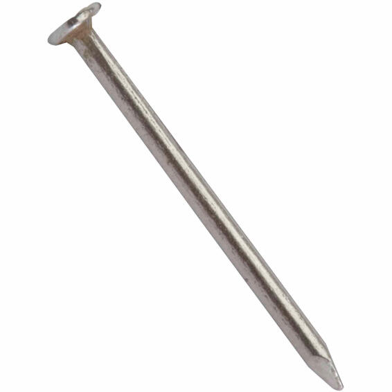 Flat head nail polished steel 1.3x20mm 375pc standers