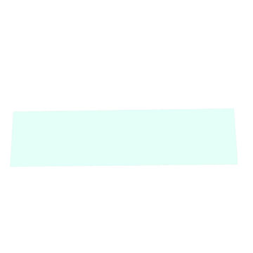 Glass shelf rectangle sandblast W40 x D15cm