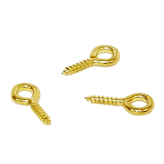 Screws Brass Plated 10mm