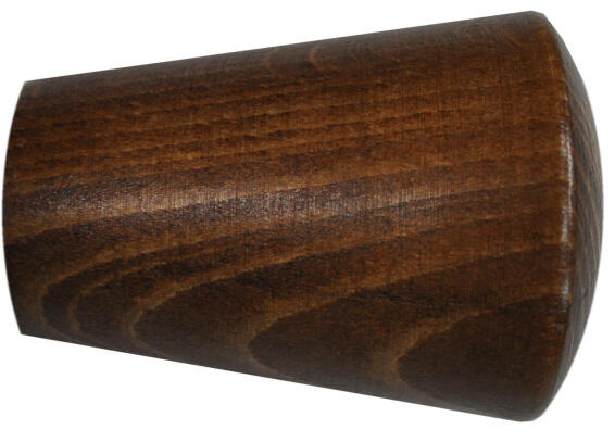 Inspire curtain rod fanial screw  41mm diameter dark oak