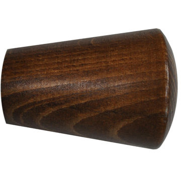 Inspire curtain rod fanial screw  41mm diameter dark oak