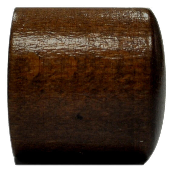 Inspire  2 end curtain cap finials d40 d/oak