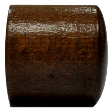 Inspire  2 end curtain cap finials d40 d/oak