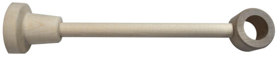 Inspire curtain rod bracket  28mm diameter light oak 300mm
