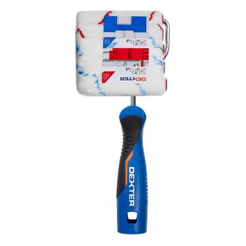 Mini roller kit DEXTER 110mm with refills : 3 universal and 2 varnish