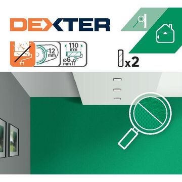 Paint roller refills DEXTER textured universal 110MM 2 pack