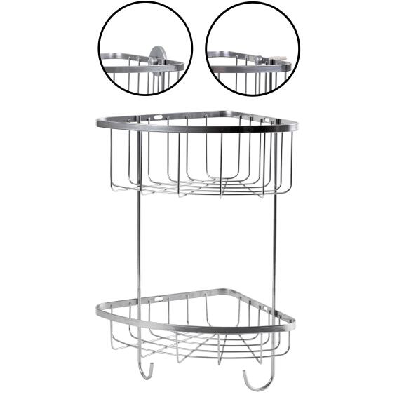 Shower Corner Two Baskets Essential Sensea