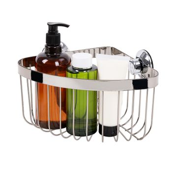 Sensea neo shower caddy corner basket chrome