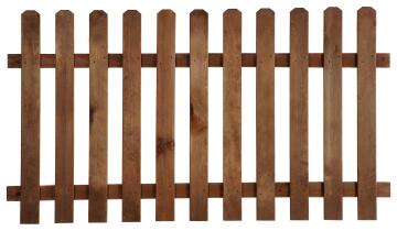 Garden fence wooden mustang brown 100cm x 180cm
