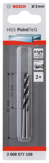 HSS PointTeQ 3 mm 2 pc