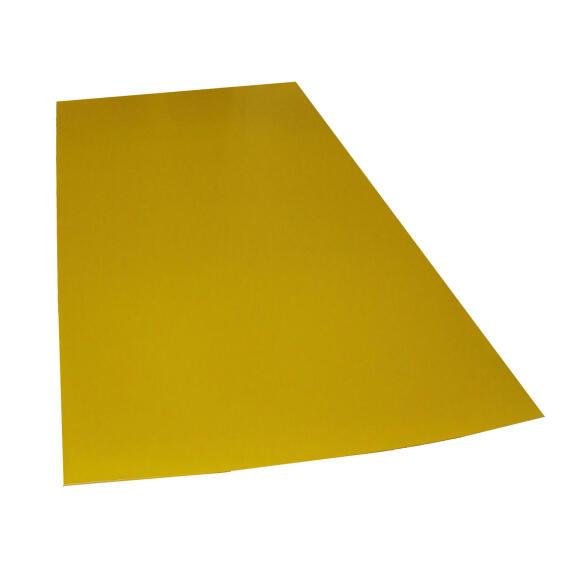 Synthetic Glass Polypropylene Hollow Core Yellow 3mm thick 2000x1000mm