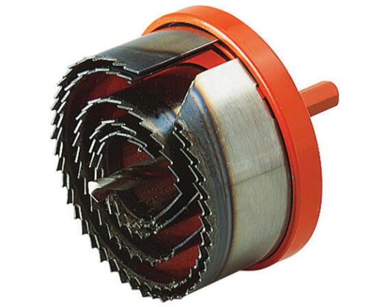 Set of 5 industrial hole saws WOLFCRAFT