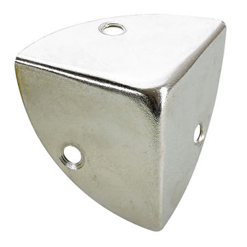 Box corners nickel-plated hettich