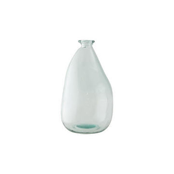 VASE RECYCLED GLASS 36CM