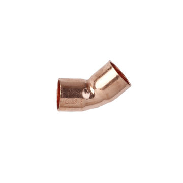 Copcal equal elbow 15mm x 45 degrees, Capillary solder elbow 45 degrees x 1/2"