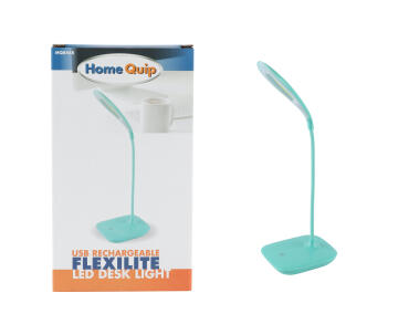 Desk lamp LED USB rechargeable HOME QUIP Flexilite green