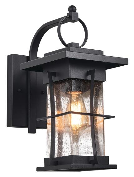 Brightstar Outdoor Wall Lantern Light Black