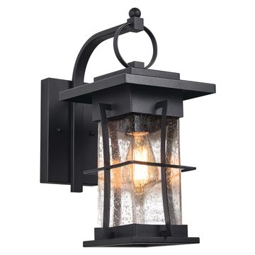 Brightstar Outdoor Wall Lantern Light Black