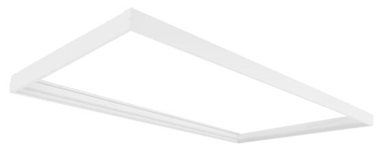 white aluminium frame for panel light 600mmx1200mm