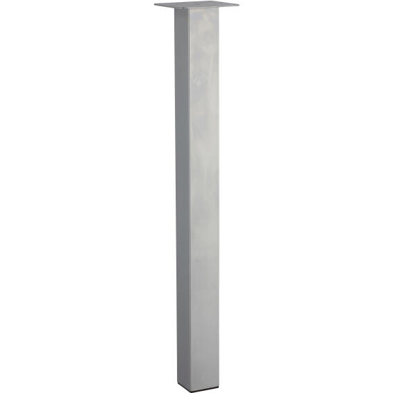 Furniture leg aluminium look hettich