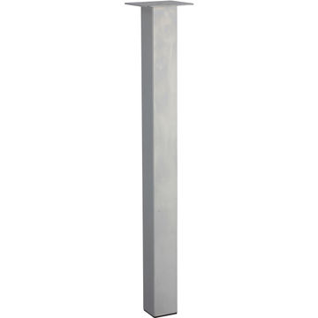 Furniture leg aluminium look hettich