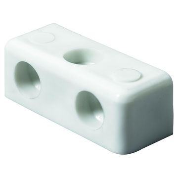 Corner connector block white hettich
