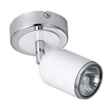  spotlight satin white chrome radiant