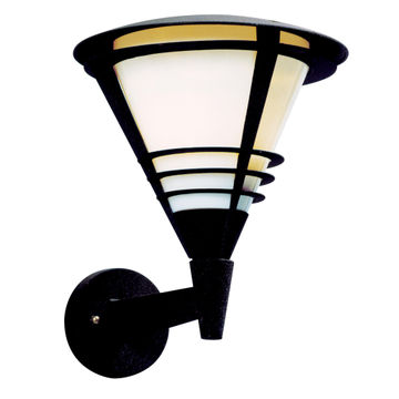 RADIANT TRIAD WALL LIGHT OUTDOOR BLACK