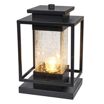 RADIANT OUTDOOR POST TOP 140MM SAND BLK