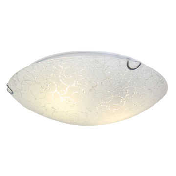 ceiling light  floral droplet   300mm white eurolux