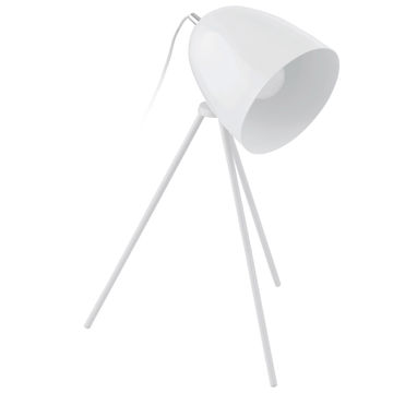 EGLO DON DIEGO TABLE LAMP 290MM WHT