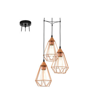 pendant light Eglo tarbes 3lt  copper