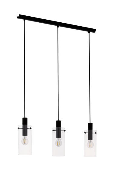 pendant light Eglo montefino 3lt  black 