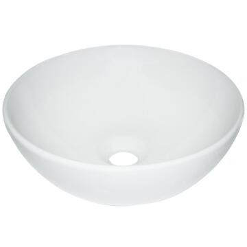 Ceramic Basin Round D33Xh12,5 Essential White Shiny