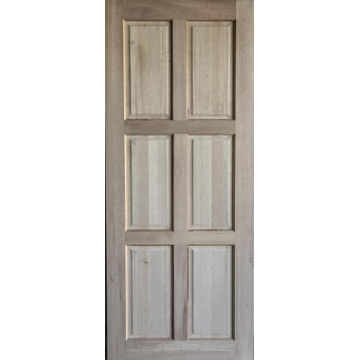 Entry Door Hardwood 6 Panel W813mm x H2032mm