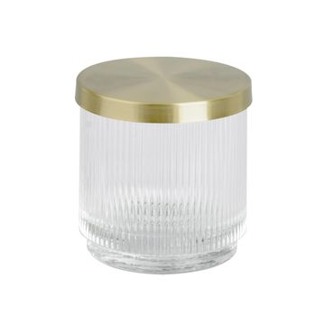 Sensea Crystal Cotton Box with Gold Lid