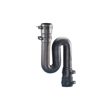 Dutton Rubber S trap with universal connections for both in and out for 40mm and 50mm, F3240PUS. Flexi trap,