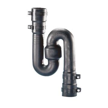 Dutton Rubber Reseal S trap with universal connections for both in and out for 40mm and 50mm, F3240RUS Flexi trap,