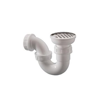 Dutton Shower Trap with Chrome plated grate, DB9(1)A