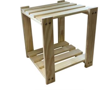 Pine Furniture Kit 2 Shelves T380mm x W400mm x L450mm