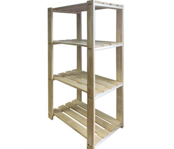 Kit 4-Shelf Pine w600xh1200mm