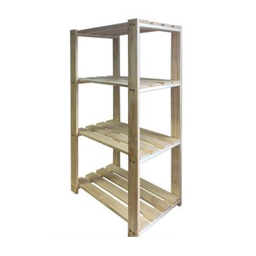 Kit 4-Shelf Pine w600xh1200mm