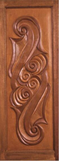 Exterior Door Engineered Meranti Wood 3D Craftdoor Melody-w813xh2032mm