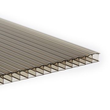 Bronze Polycarbonate Multiwall Sheet 5mm W1040mm x L1940mm