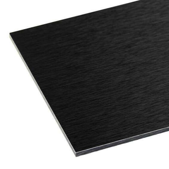 Black Aluminium Composite Panel ACM T3mm x W1000mm x L1500mm