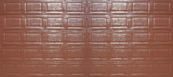 Garage Door Sectional Aluzinc Panel Brown-Double-w4880xh2140mm