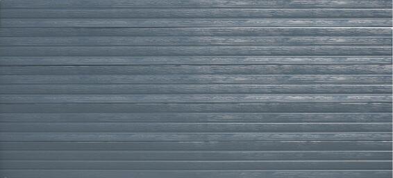 Garage Door Sectional Aluzinc Stripe Charcoal-Double-w4880xh2140mm