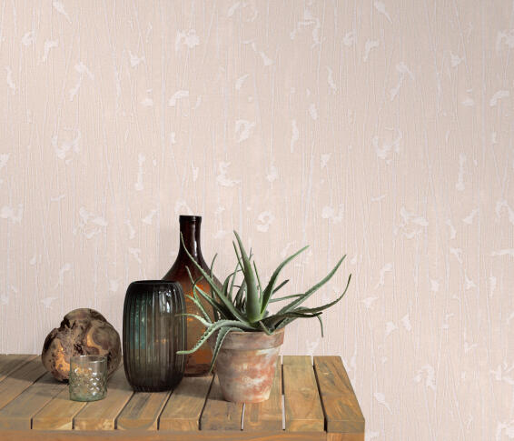 WALLPAPER BAMBOO STRIPES CREAM GREY 10.5MX53CM