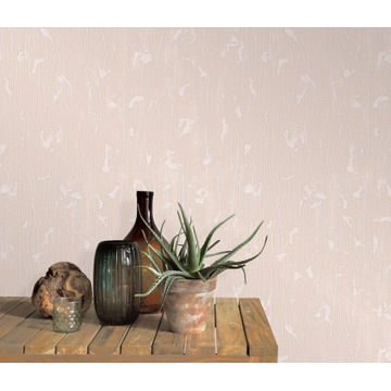 WALLPAPER BAMBOO STRIPES CREAM GREY 10.5MX53CM